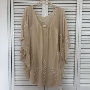 Embroidered Free People Dress